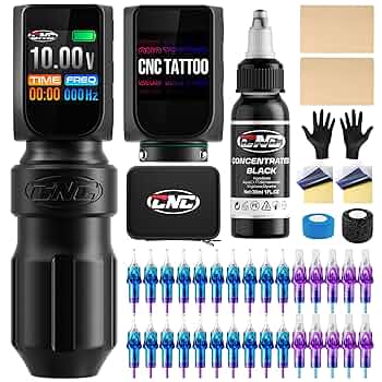 Wireless　tattoo machine set　刺青 Amazon | プロのタトゥーマシン ワイヤレスタトゥーマシン
